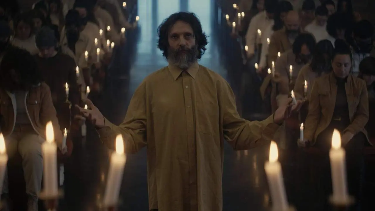 &Aacute;ngel L&aacute;zaro en una escena de 'La Luz' como 'El Gran Pastor' - 'LA LUZ'