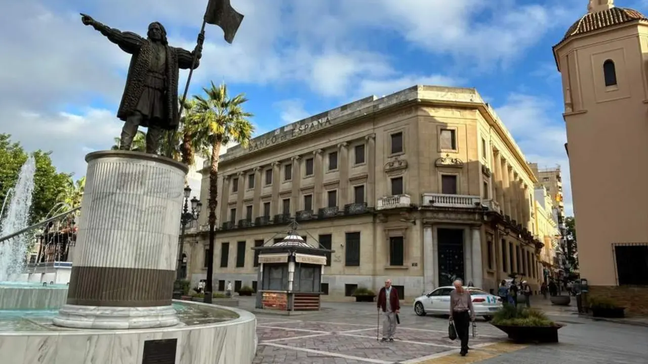 Edificio del Banco de Espa&ntilde;a de Huelva. - VGPALACIOS