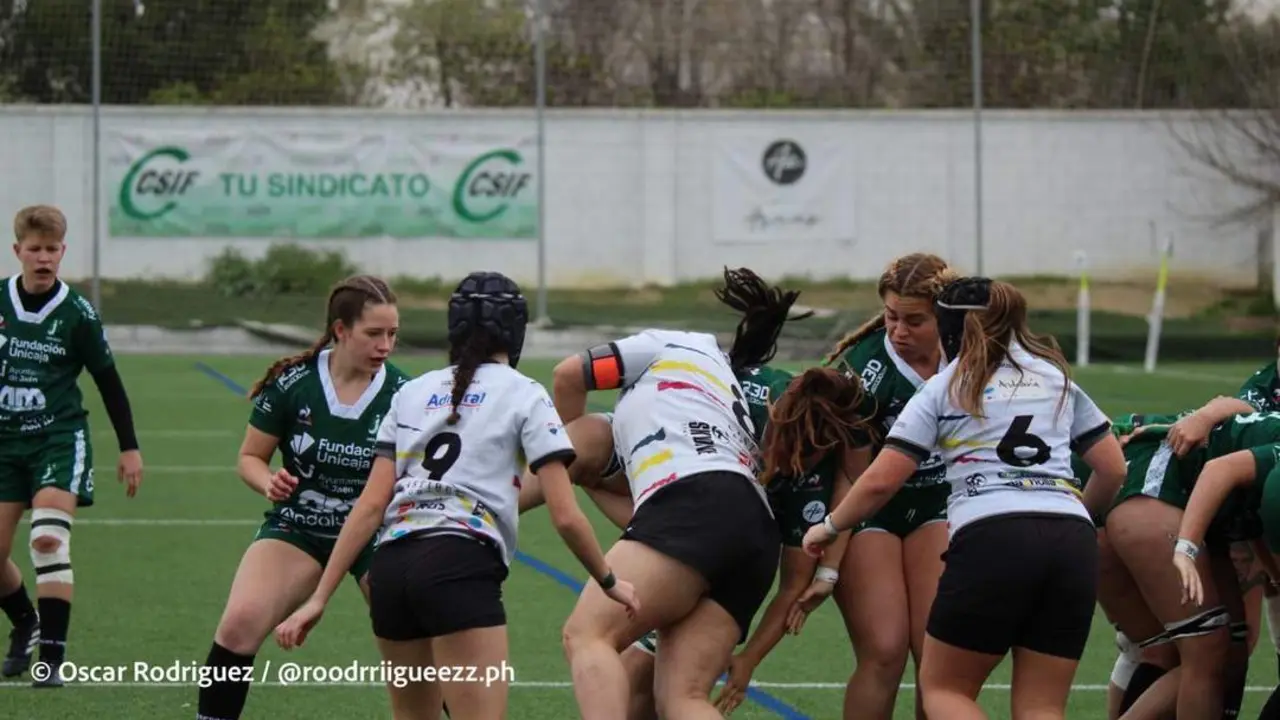 El Ja&eacute;n Rugby femenino, en acci&oacute;n.  - &Oacute;scar Rodr&iacute;guez