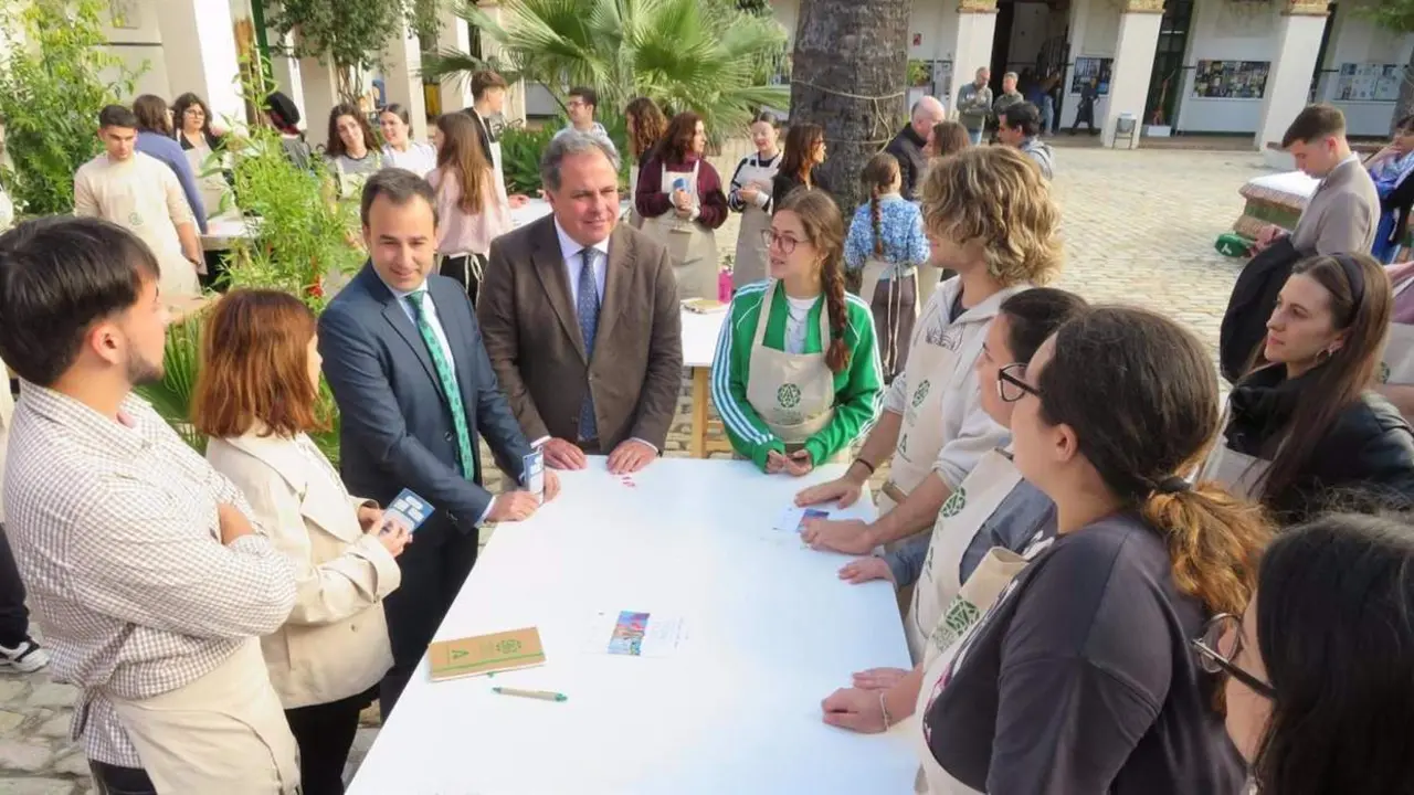 Carlos Soriano y Juan Carlos Duarte en la inauguraci&oacute;n - J.A.