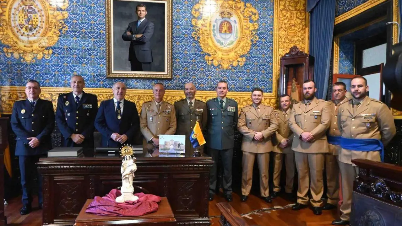 Un momento de la recepci&oacute;n en el Ayuntamiento - A.I.