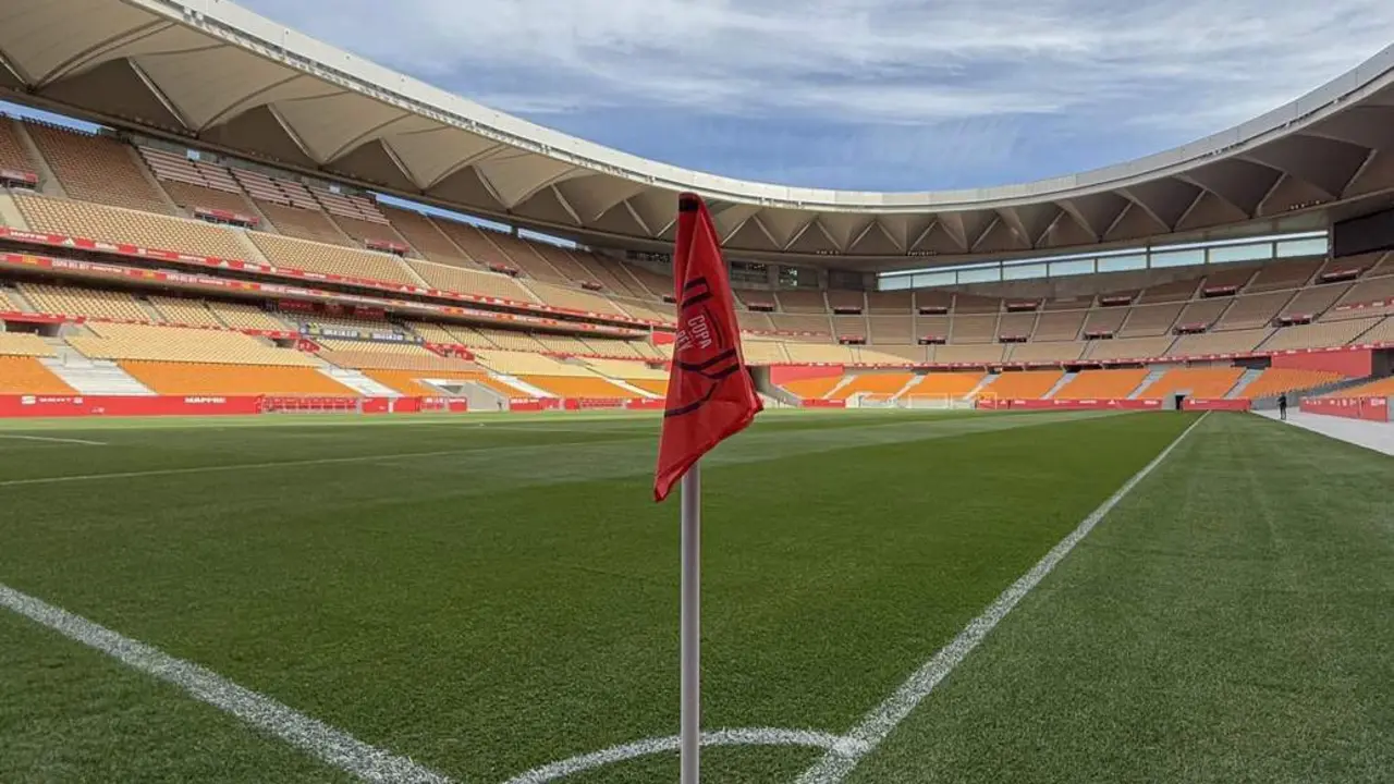 Detalle del Estadio de la Cartuja tras la finalizaci&oacute;n de las obras.  - E.P 
