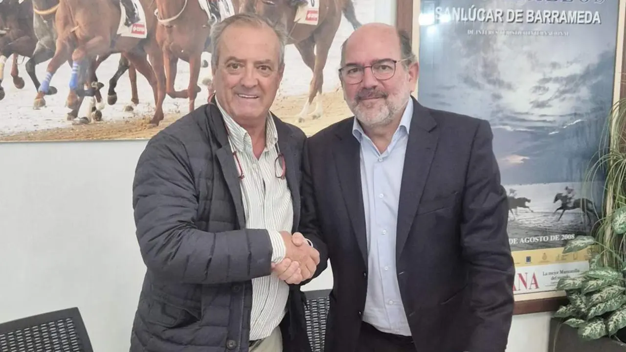 Rafael Hidalgo y Antonio Pardo durante el acto - RSCCS