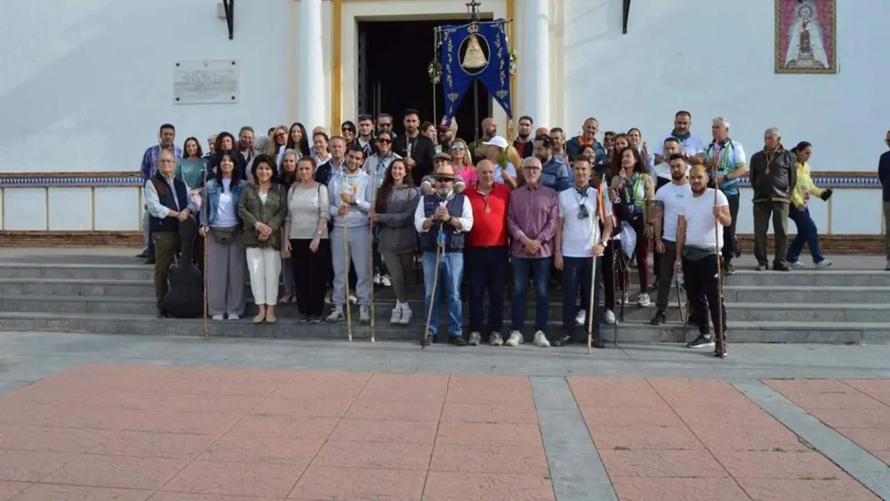 Peregrinaci&oacute;n de internos de la prisi&oacute;n de Huelva a El Roc&iacute;o - AYUNTAMIENTO DE SAN JUAN DEL PUERTO