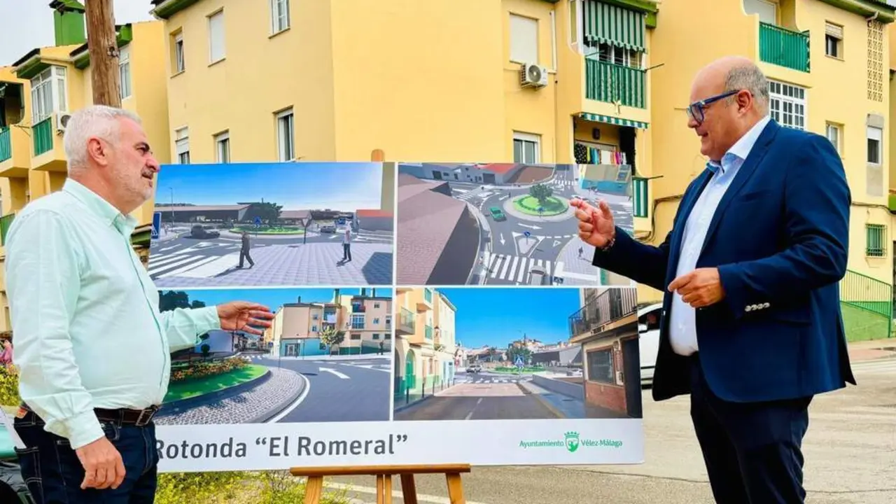 Nueva glorieta en El Romeral. - Ayuntamiento