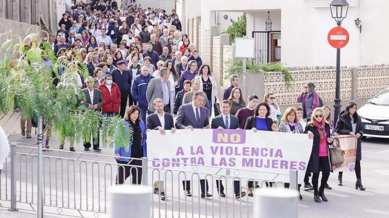 Javier Aureliano Garc&iacute;a en la manifestaci&oacute;n celebrada en T&iacute;jola - DIPUTACI&Oacute;N