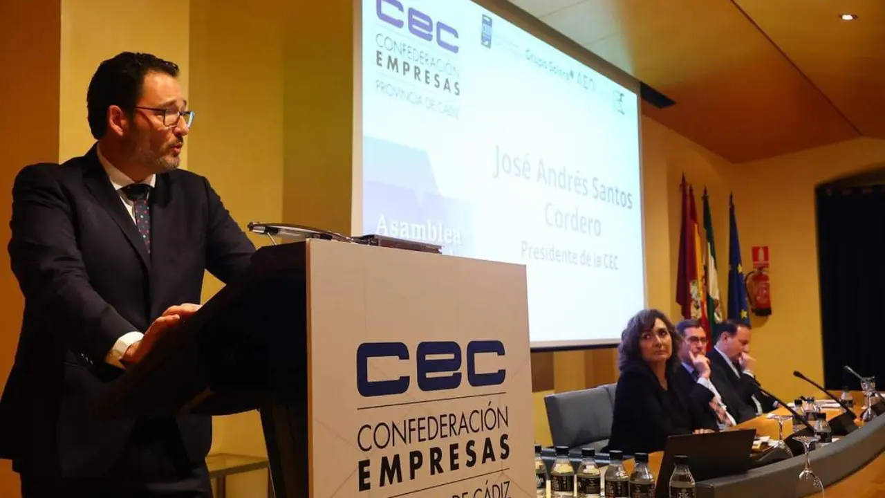 Jos&eacute; Andr&eacute;s Santos, presidente de la CEC. - VIVA