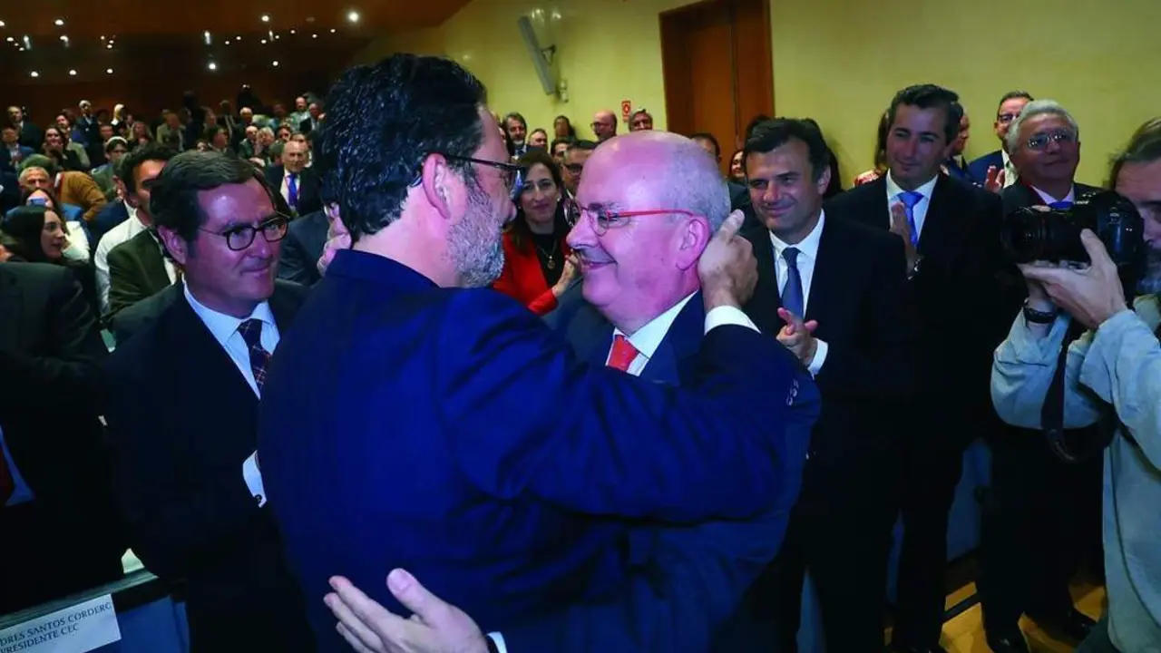 Jos&eacute; Andr&eacute;s Santos y Javier S&aacute;nchez Rojas. - Eulogio Garc&iacute;a