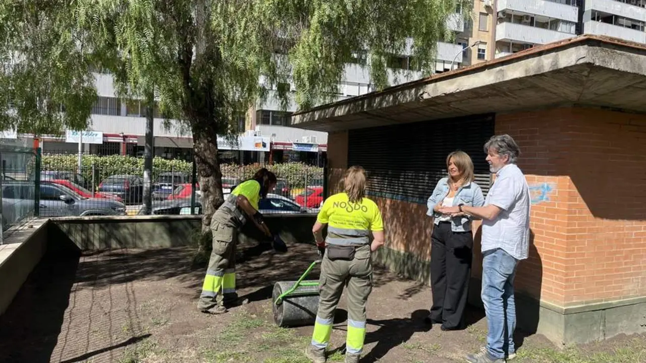 Rinc&oacute;n visita las actuaciones en el parque. - Ayto