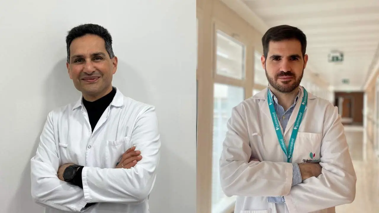 Doctores Amir Tarighpeyma y Jose Manuel Tapia Soriano. - QUIR&Oacute;NSALUD