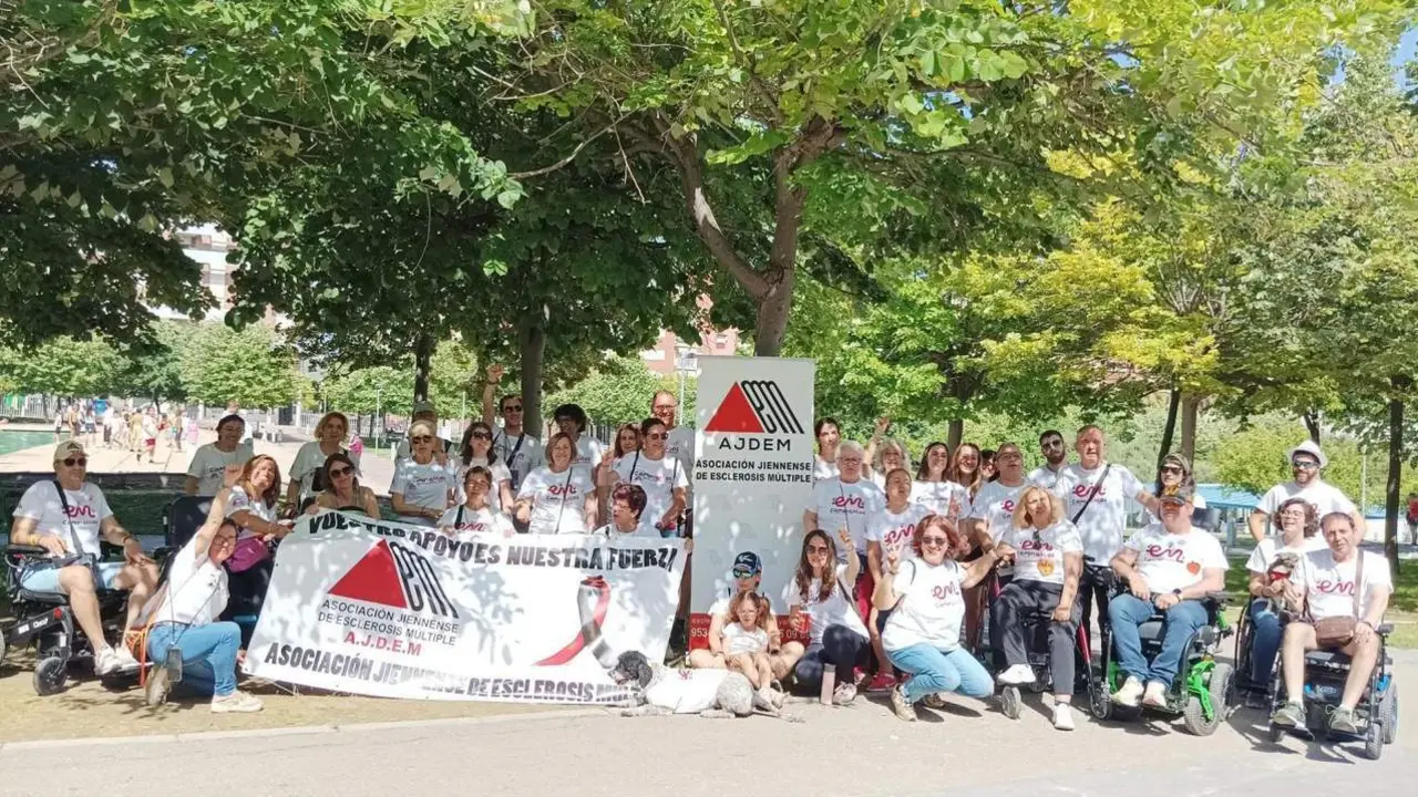 Miembros de la Ajdem, en un evento.  - Ajdem 