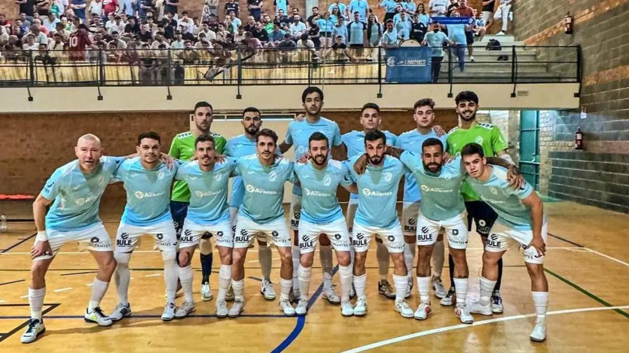 Quinteto del CD Avanza Ja&eacute;n en Fuente del Maestre.  - CD Avanza Ja&eacute;n