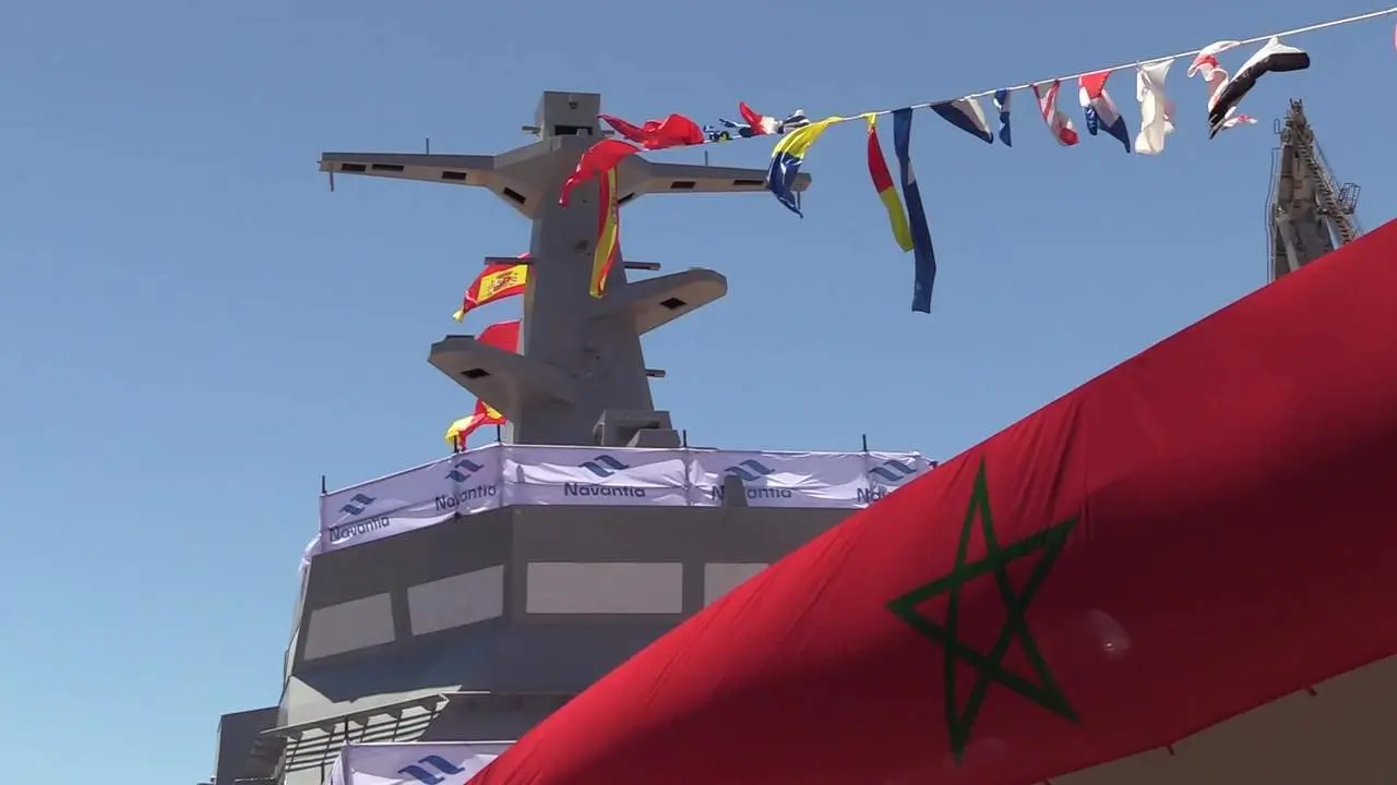 El astillero de San Fernando bota el patrullero para la Marina de Marruecos