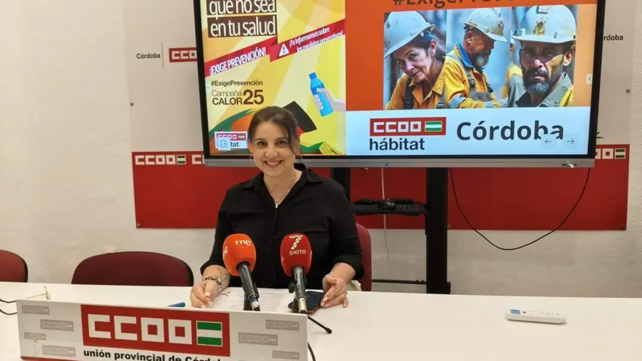 Esperanza S&aacute;nchez, secretaria General del Sindicato del H&aacute;bitat. - AI