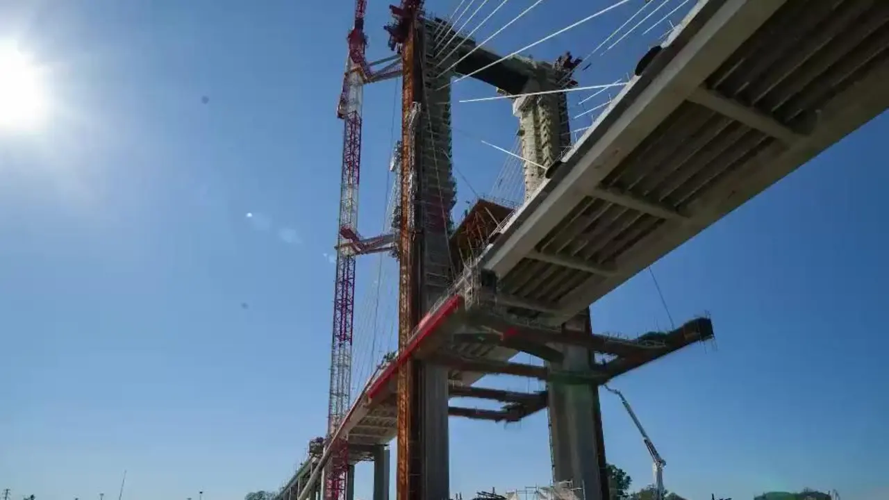 Las obras en el puente del Centenario. - MITECO
