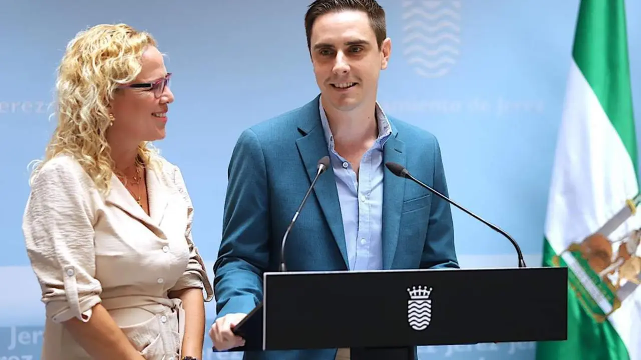 Quintero y Espinar en rueda de prensa - jerez.es