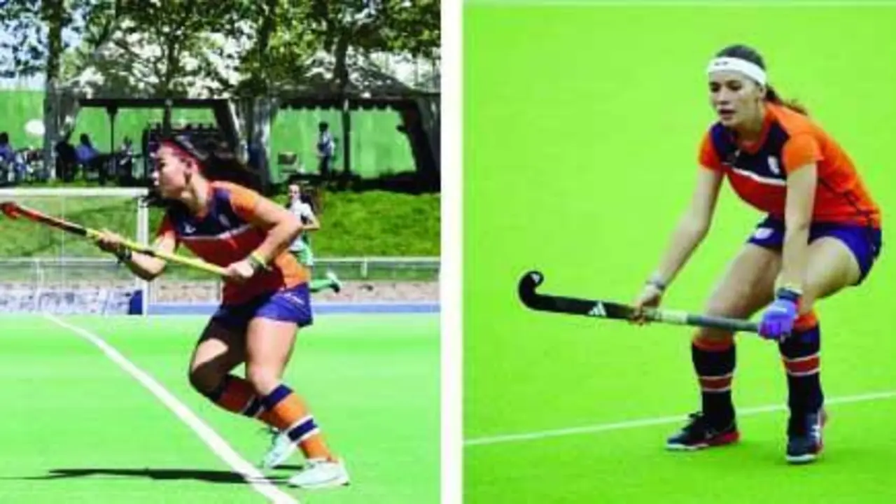 Las dos jugadoras isle&ntilde;as.  - CH San Fernando