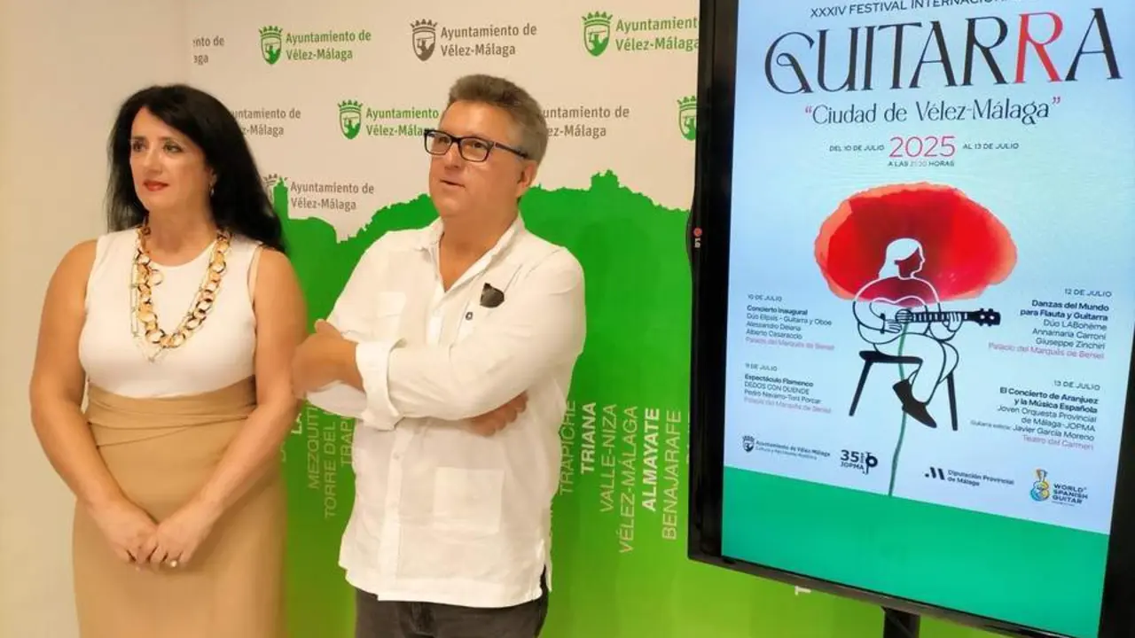 Presentaci&oacute;n del Festival Internacional de Guitarra. - Ayuntamiento V&eacute;lez-M&aacute;laga