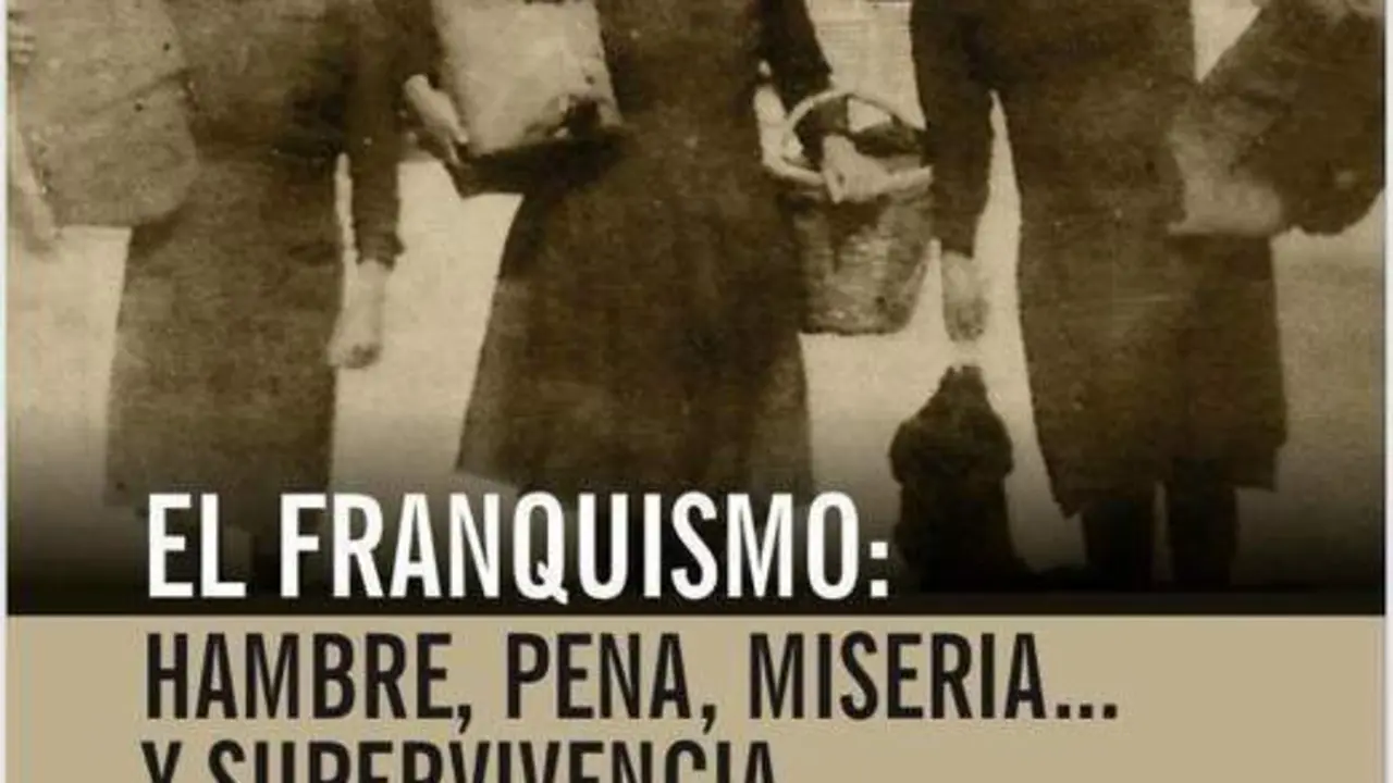Cartel de un seminario de memoria hist&oacute;rica de San Roque. - AI