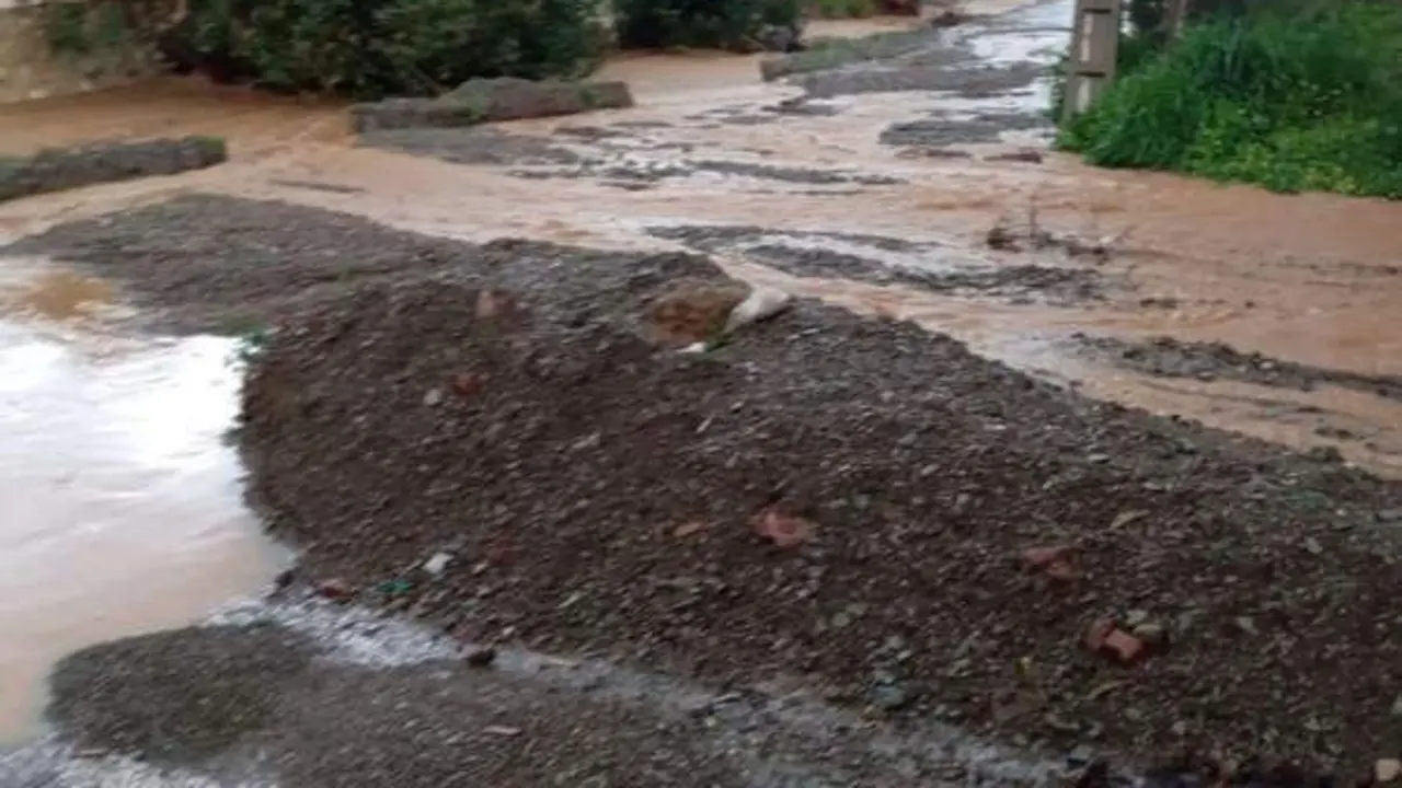Da&ntilde;os por las lluvias (archivo). - AVV Barranco del Sol
