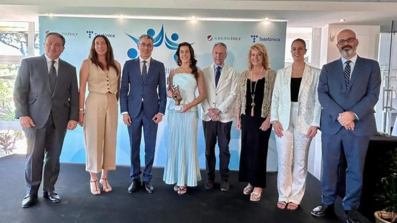 Acto de entrega del VI Premio Reconocimiento Andaluz a Carolina Mar&iacute;n - J.A.