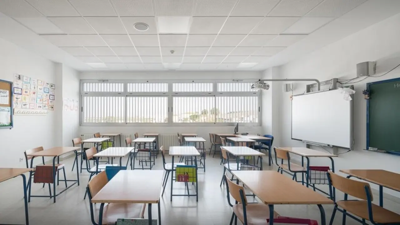 Imagen de archivo de un aula de un colegio de Andaluc&iacute;a.