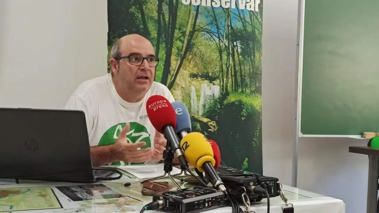 Isidoro Albarreal en su rueda de prensa de balance del juicio. - ep