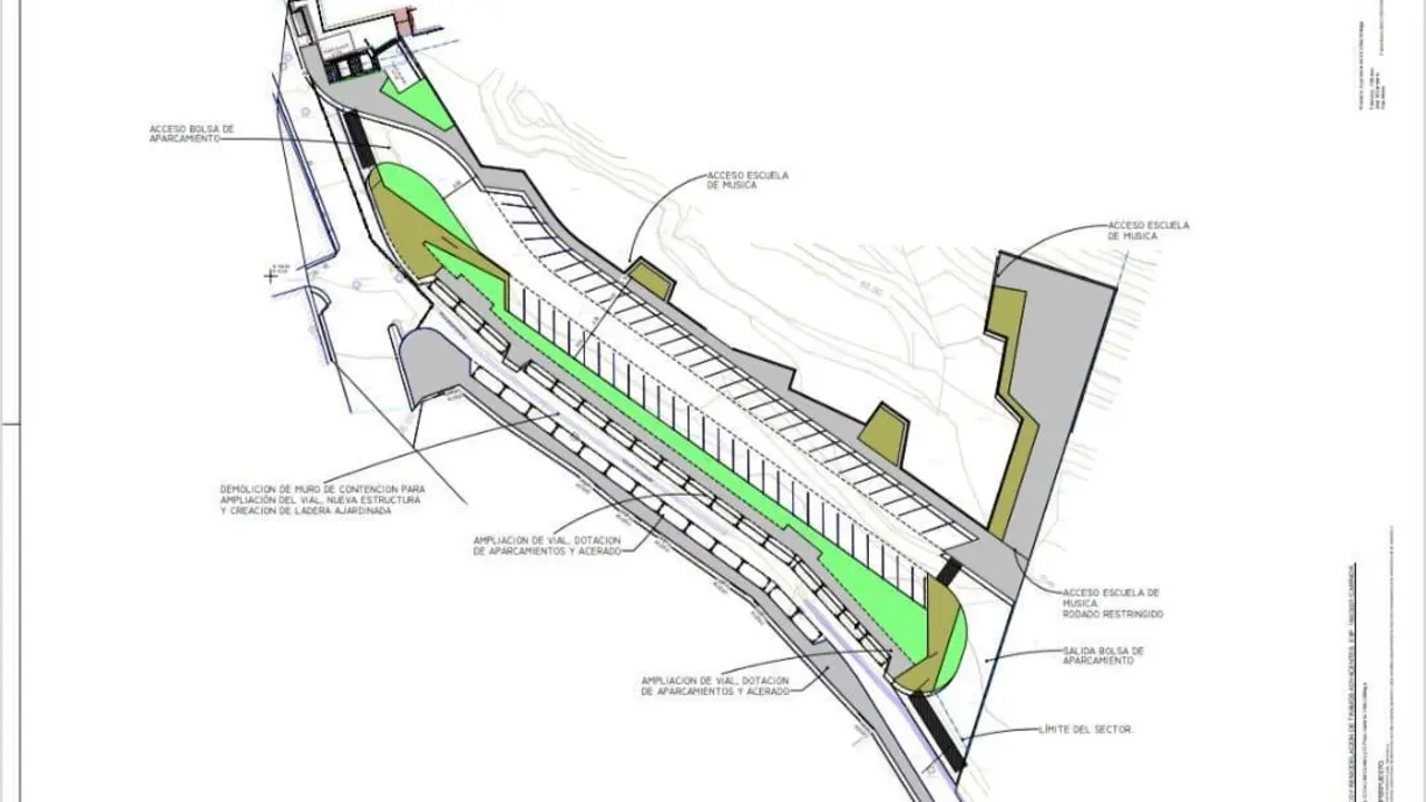 Proyecto aparcamiento p&uacute;blico Las Golondrinas. - Ayuntamiento