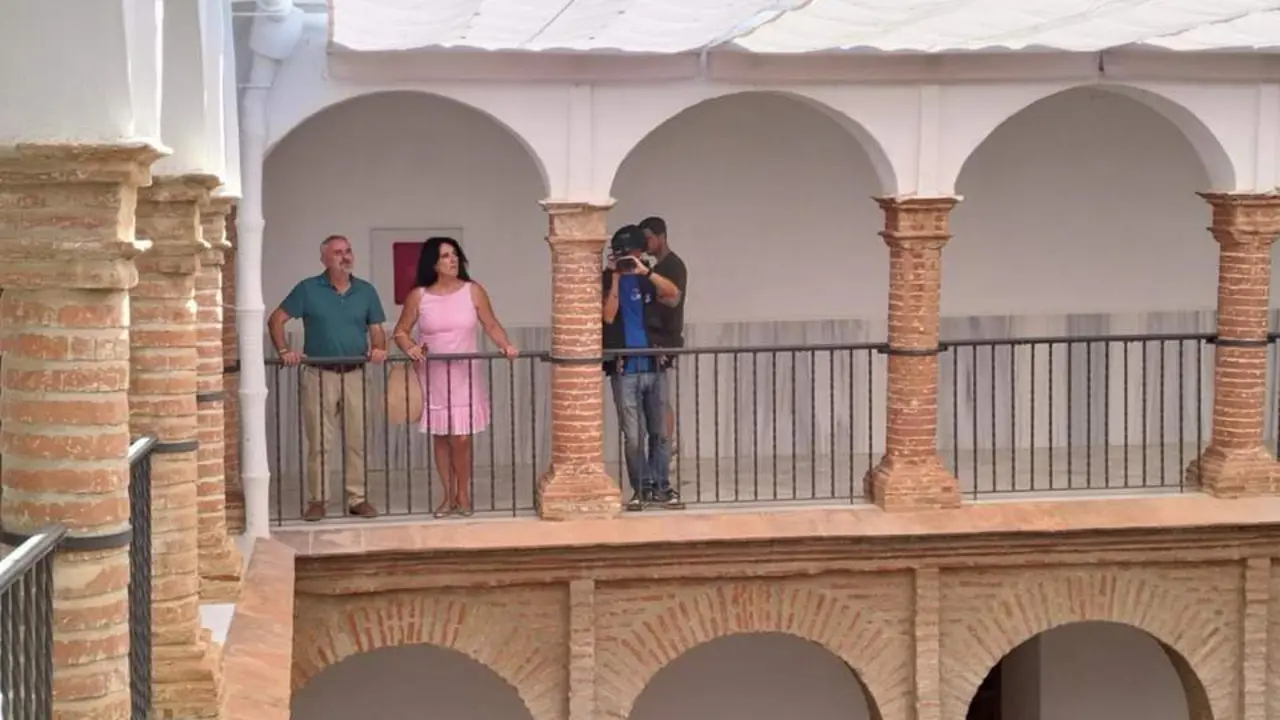 As&iacute; qued&oacute; el nuevo toldo del Museo de V&eacute;lez-M&aacute;laga. - Ayuntamiento V&eacute;lez-M&aacute;laga