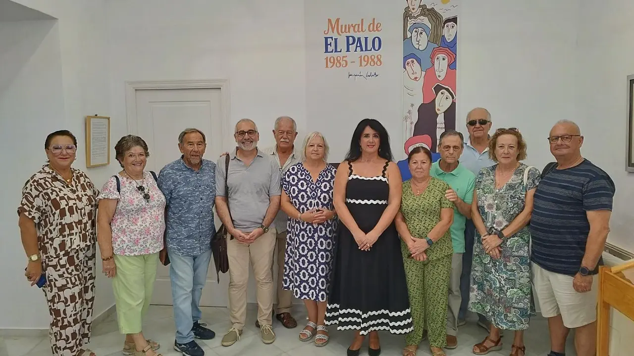 Mural de El Palo de Joaqu&iacute;n Lobato, 20 aniversario. - Ayuntamiento V&eacute;lez-M&aacute;laga
