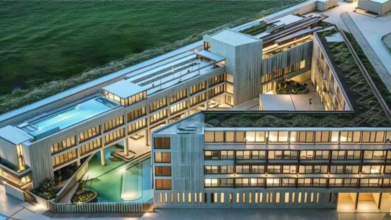 Imagen del hotel proyectado en Puerto Am&eacute;rica. - VIVA