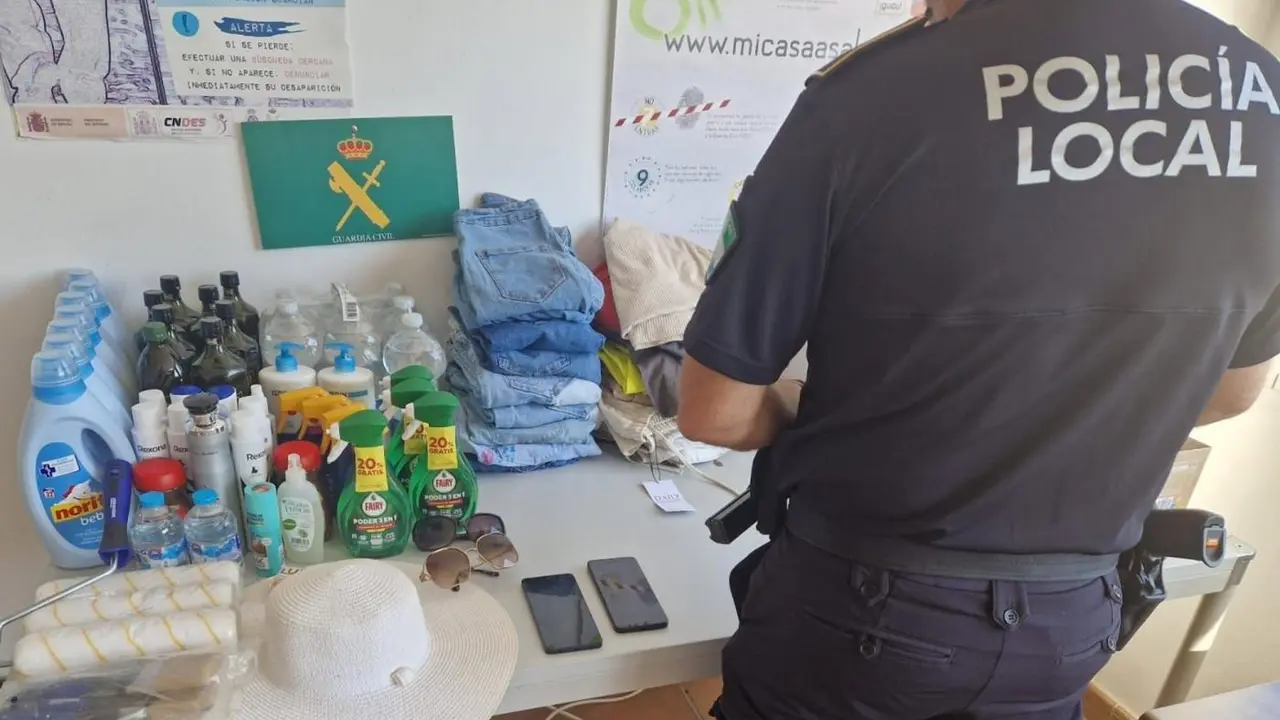 Material robado recuperado por la Polic&iacute;a Local de Almonte. - Polic&iacute;a Local Almonte
