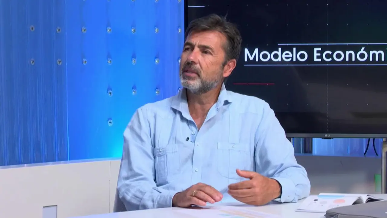 Juan Rom&aacute;n, Director Gerente de Andaluc&iacute;a Aerospace, en '7 Econom&iacute;a'. - 7TV Andaluc&iacute;a