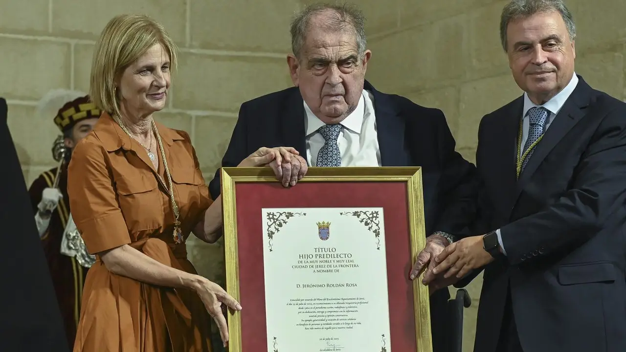 Jer&oacute;nimo Rold&aacute;n, Hijo Predilecto de Jerez - jerez.es