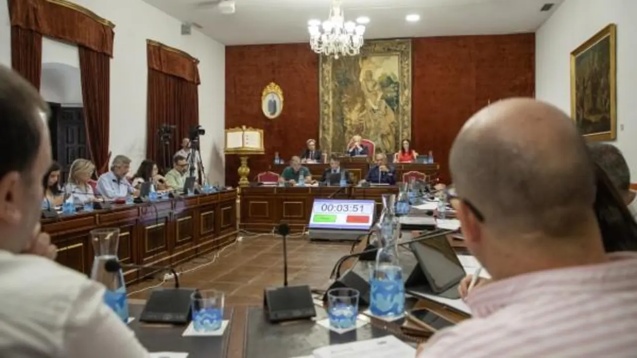 Imagen del pleno celebrado hoy en la Diputaci&oacute;n de C&oacute;rdoba. - AI