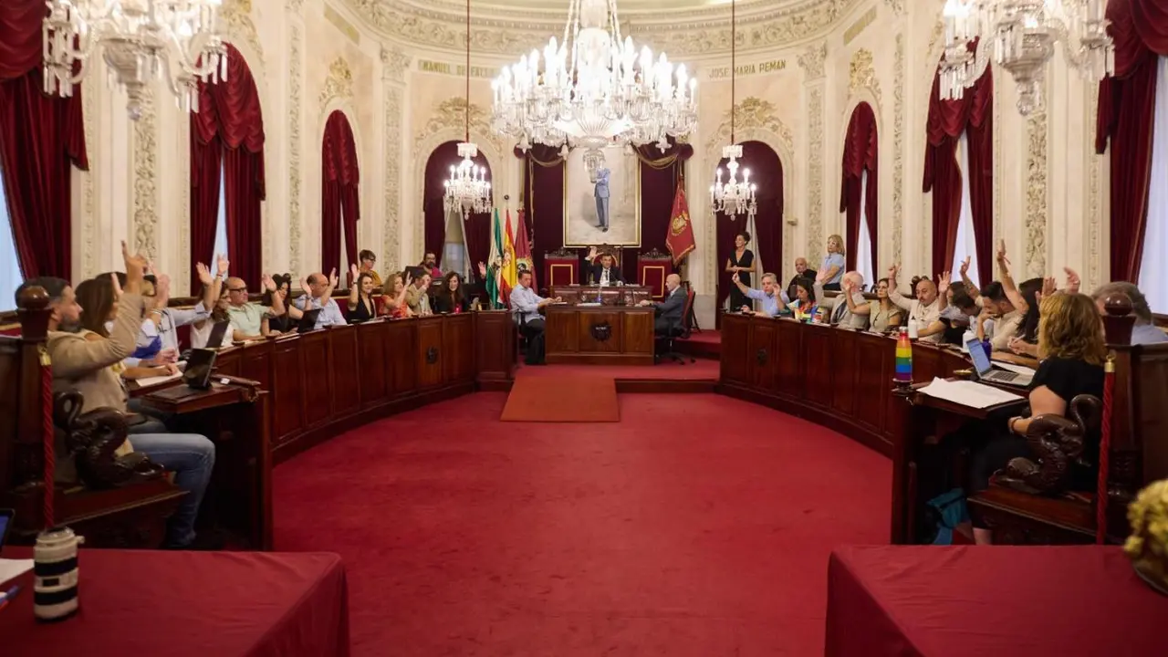 Pleno del Ayuntamiento de C&aacute;diz - Ayuntamiento de C&aacute;diz