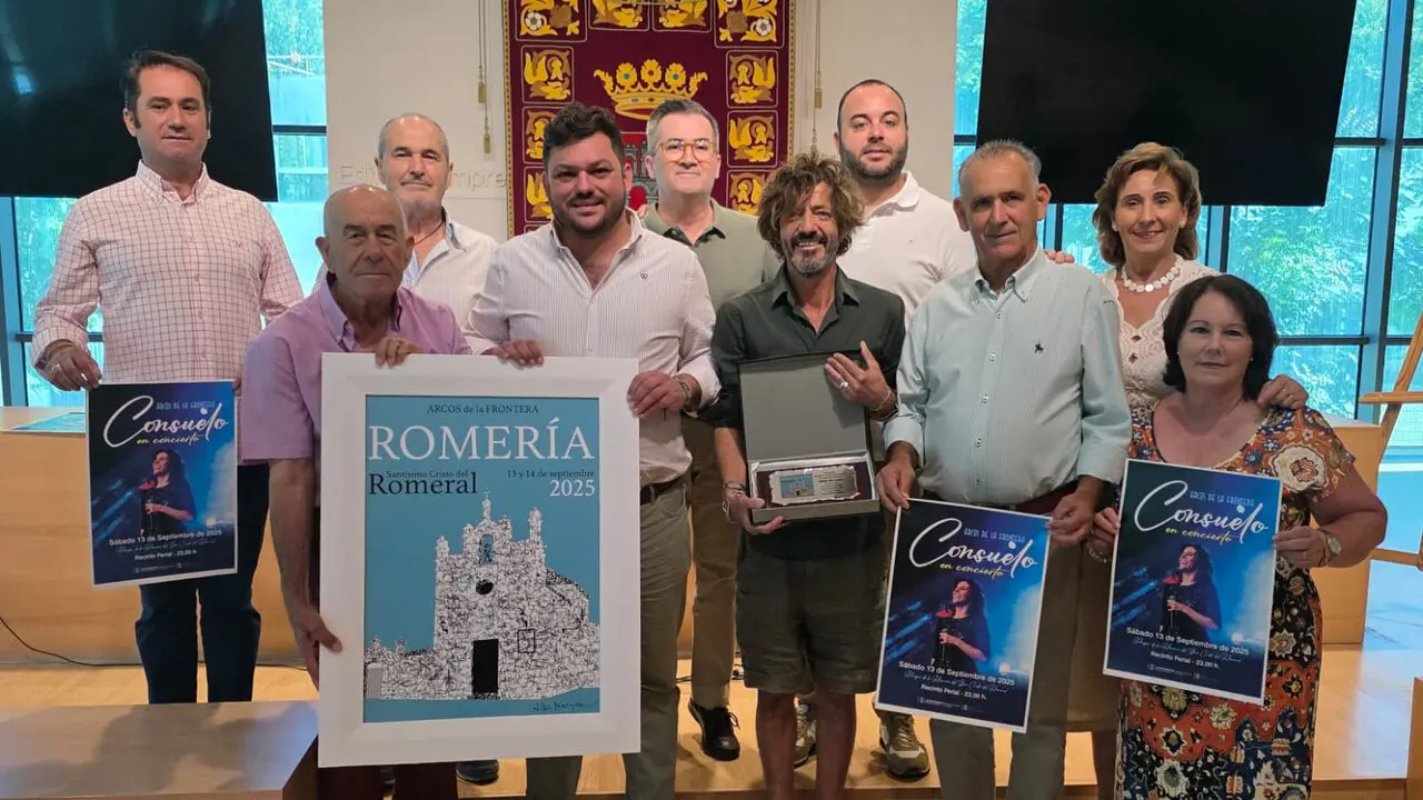 Presentaci&oacute;n del cartel de la Romer&iacute;a de este a&ntilde;o./ MAC&Iacute;AS.