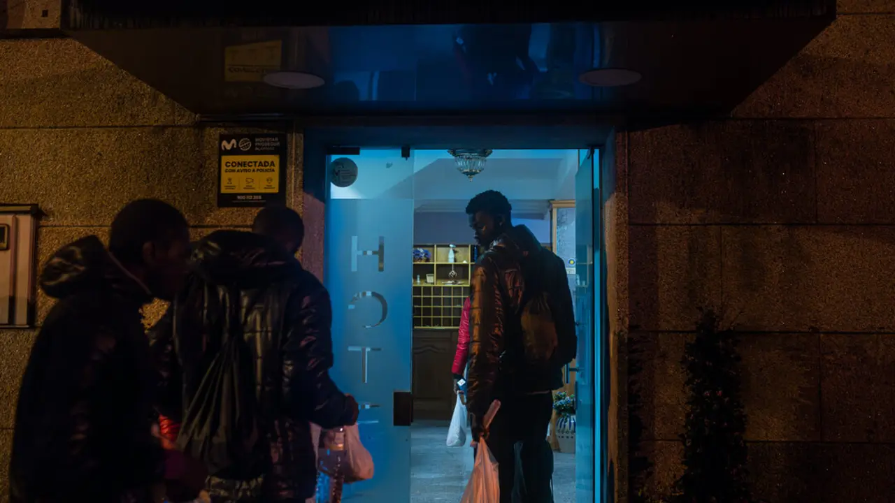  Migrantes procedentes de Canarias. | Europa Press. 
