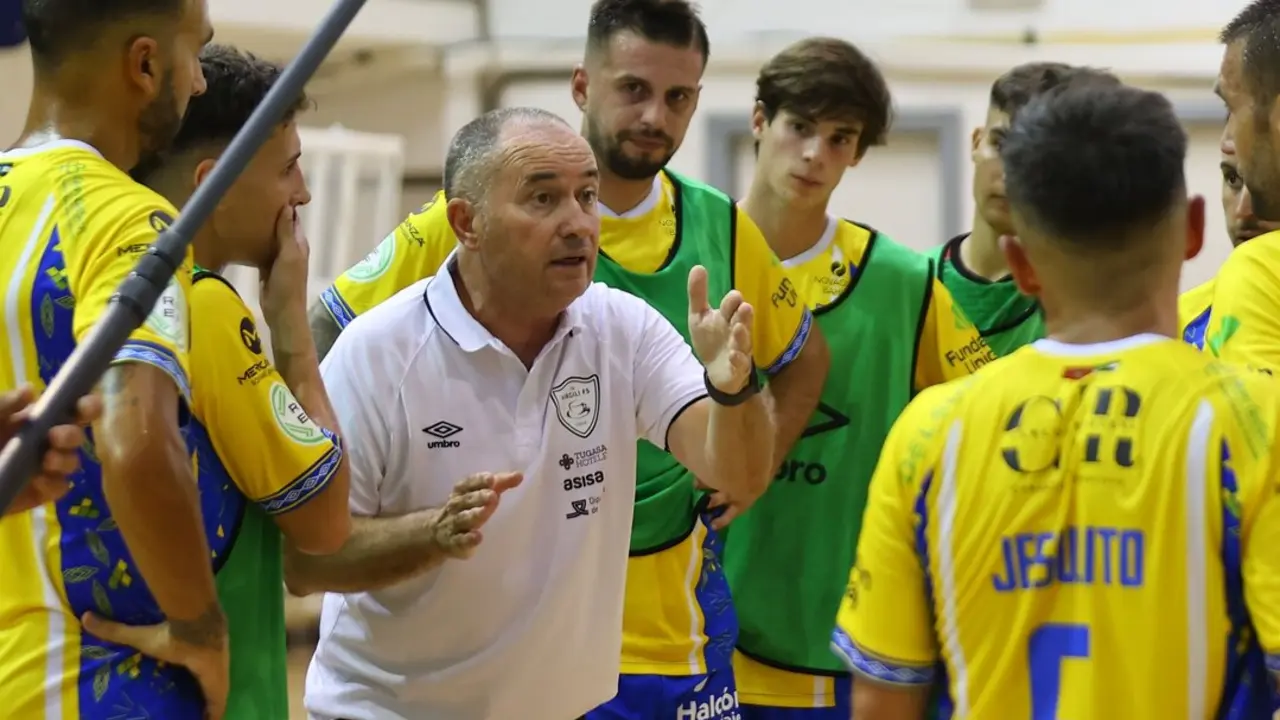 Juan Carlos G&aacute;lvez, durante el partido ante el Jumilla. | CD Virgili C&aacute;diz.