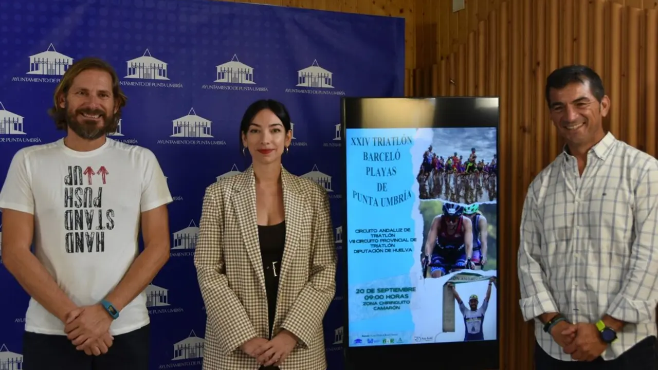 Presentaci&oacute;n Triatl&oacute;n de Punta Umbr&iacute;a 2025. | Ayuntamiento de Punta Umbr&iacute;a.