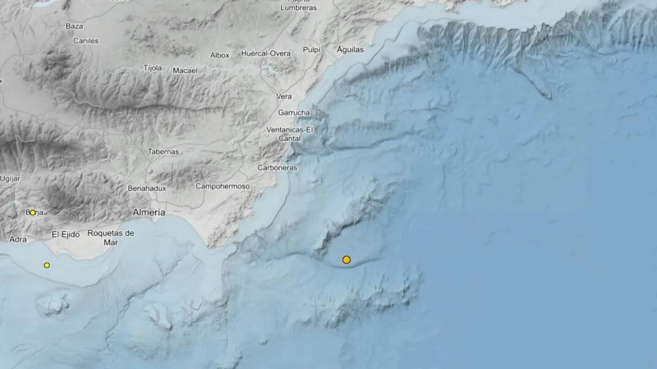 Registrado de madrugada un terremoto de magnitud 3,0 con epicentro en el Mar de Albor&aacute;n | INSTITUTO GEOGR&Aacute;FICO NACIONAL (IGN)