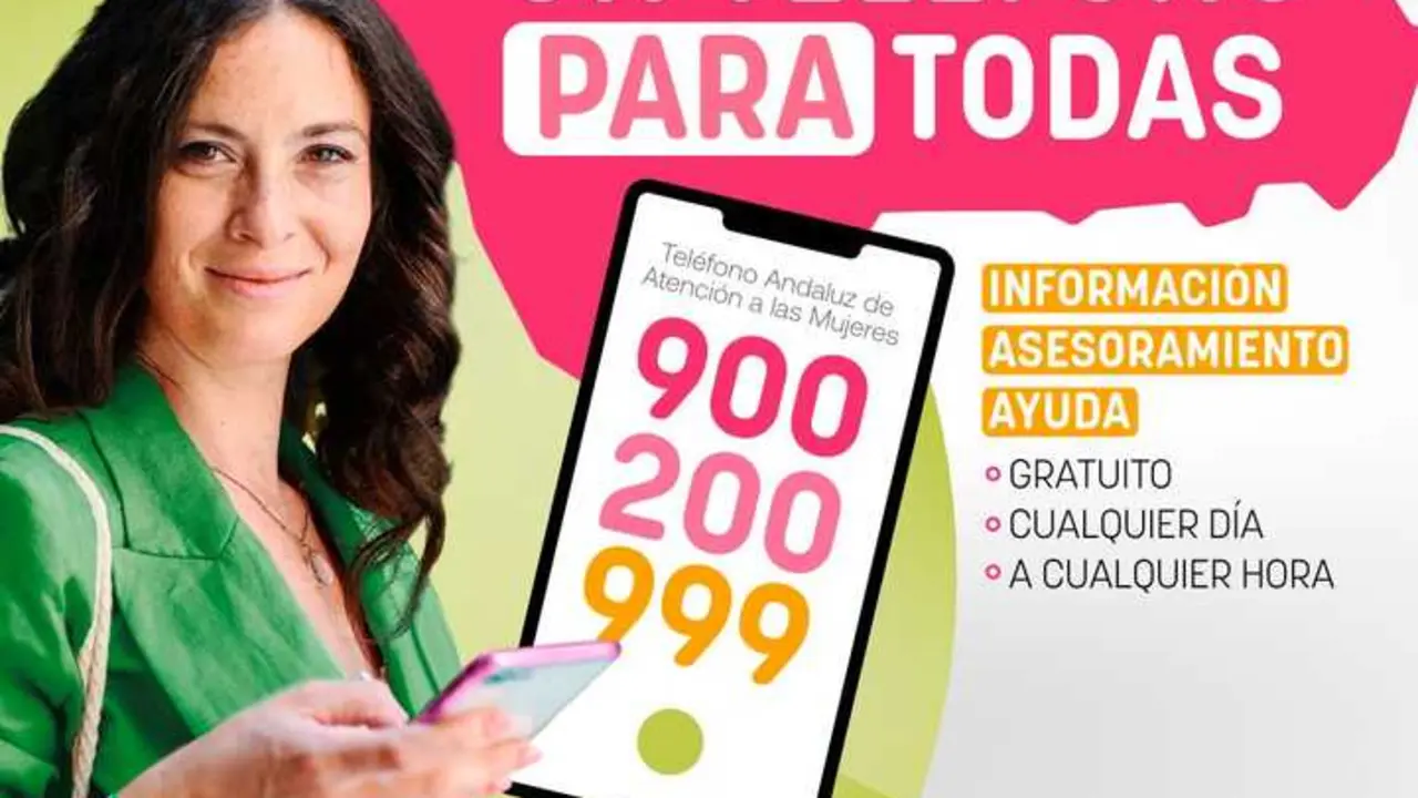 La campa&ntilde;a del tel&eacute;fono de ka mujer de la Junta. | JUNTA