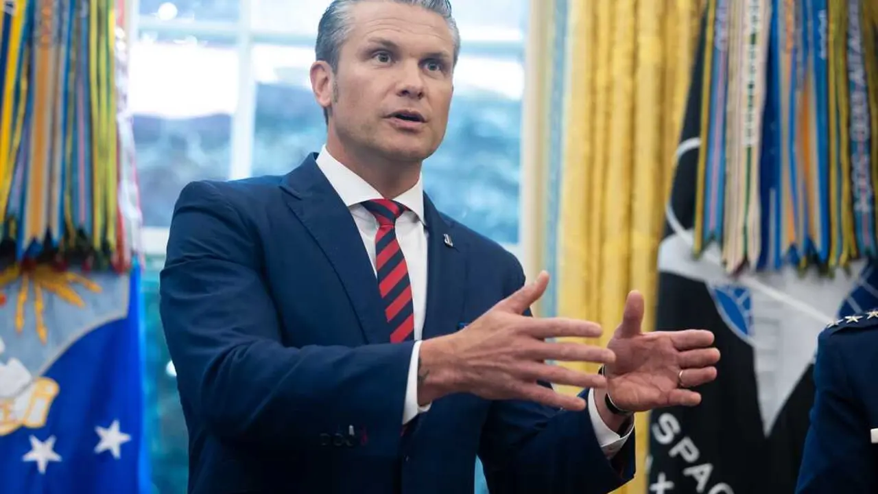 Pete Hegseth, secretario de Defensa.
- Europa Press