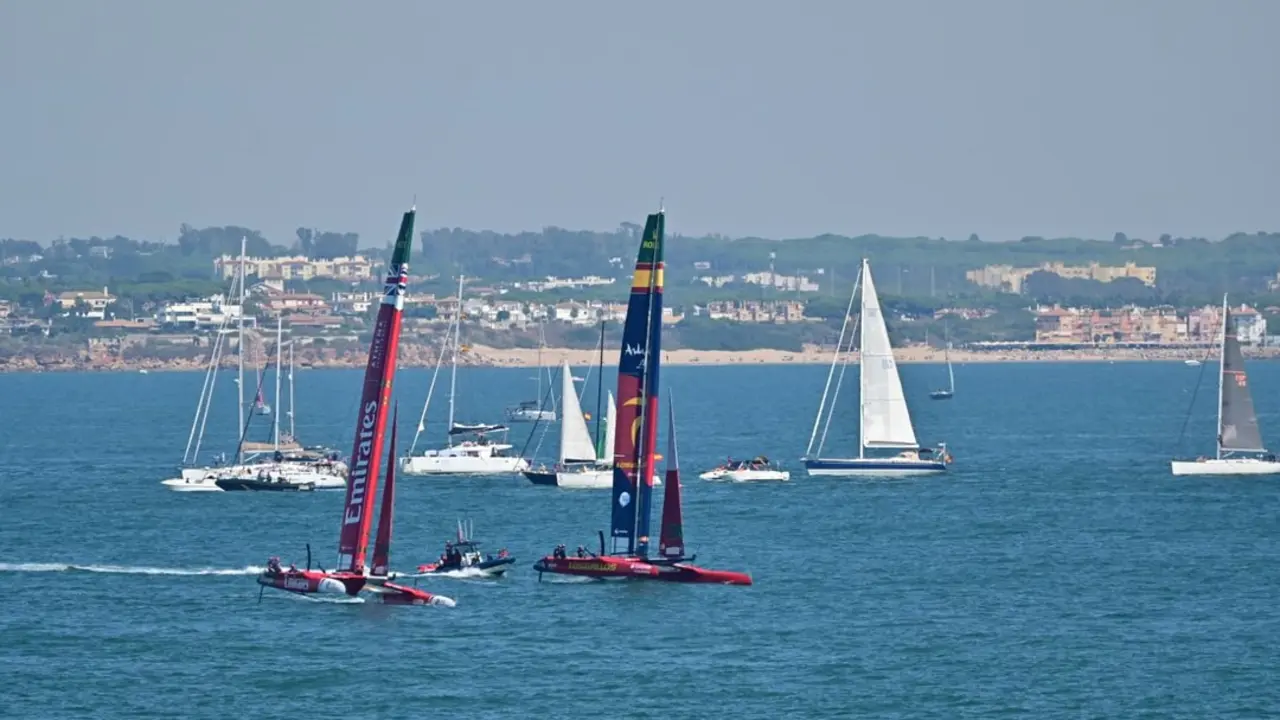 S&aacute;bado de regatas en la Sail GP C&aacute;diz 2025. | Eulogio Garc&iacute;a.