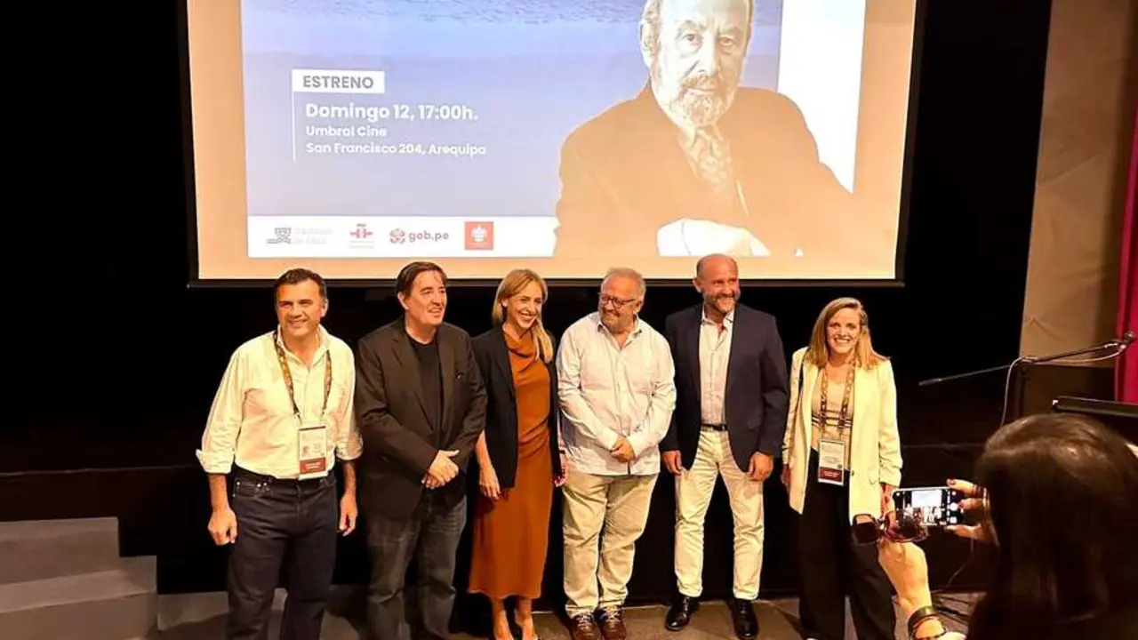 Imagen de la presentaci&oacute;n del documental sobre Caballero Bonald. | Dipucadiz.es