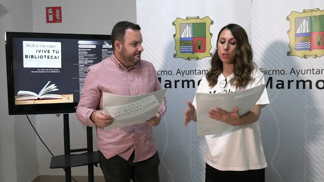 Presentaci&oacute;n de actividades de la Semana de la Biblioteca de Marmolejo. | Ayuntamiento