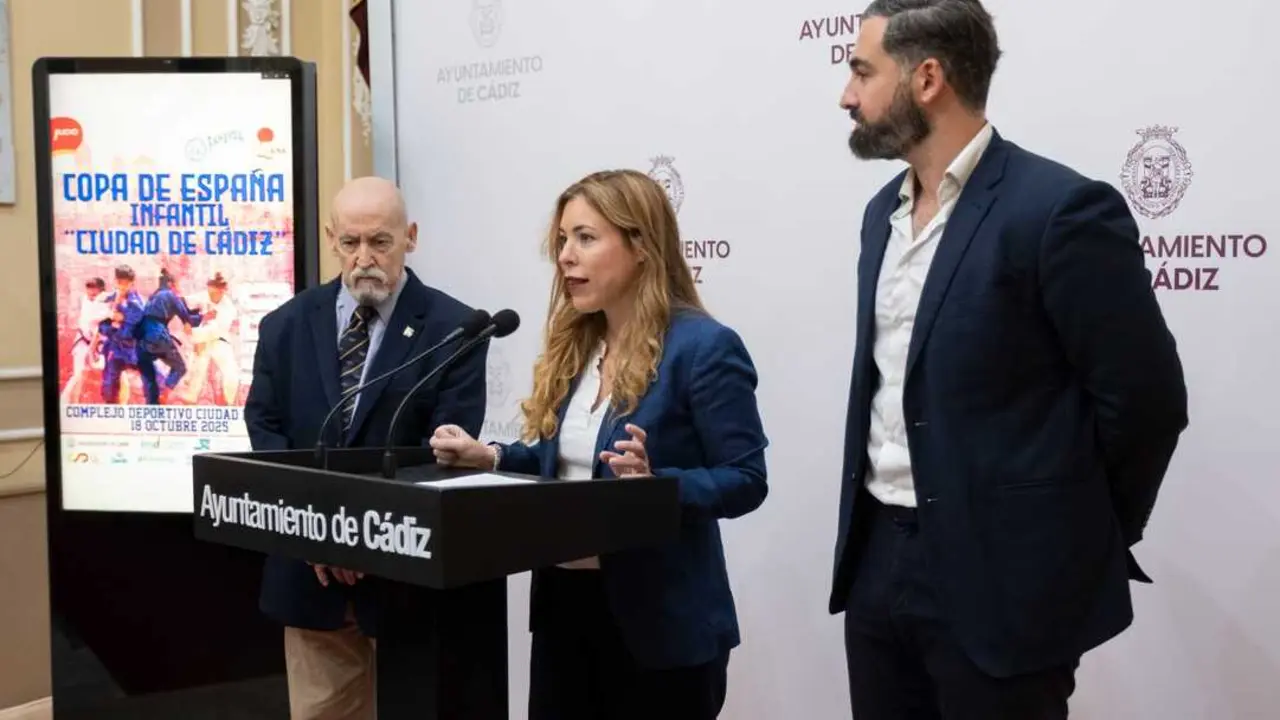Presentaci&oacute;n de la Copa de Espa&ntilde;a infantil de judo. | Ayuntamiento de C&aacute;diz.