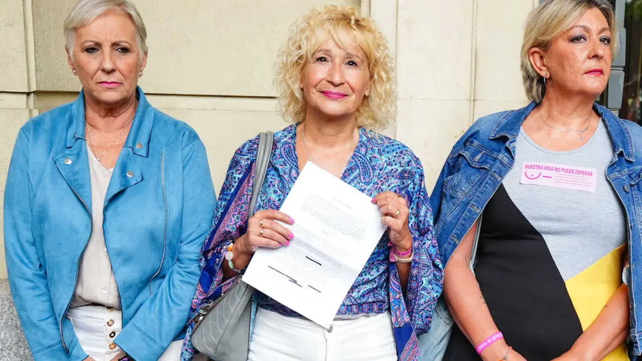 La presidenta de la Asociaci&oacute;n de Mujeres con C&aacute;ncer de Mama de Sevilla (Amama), &Aacute;ngela Claverol. | Europa Press.