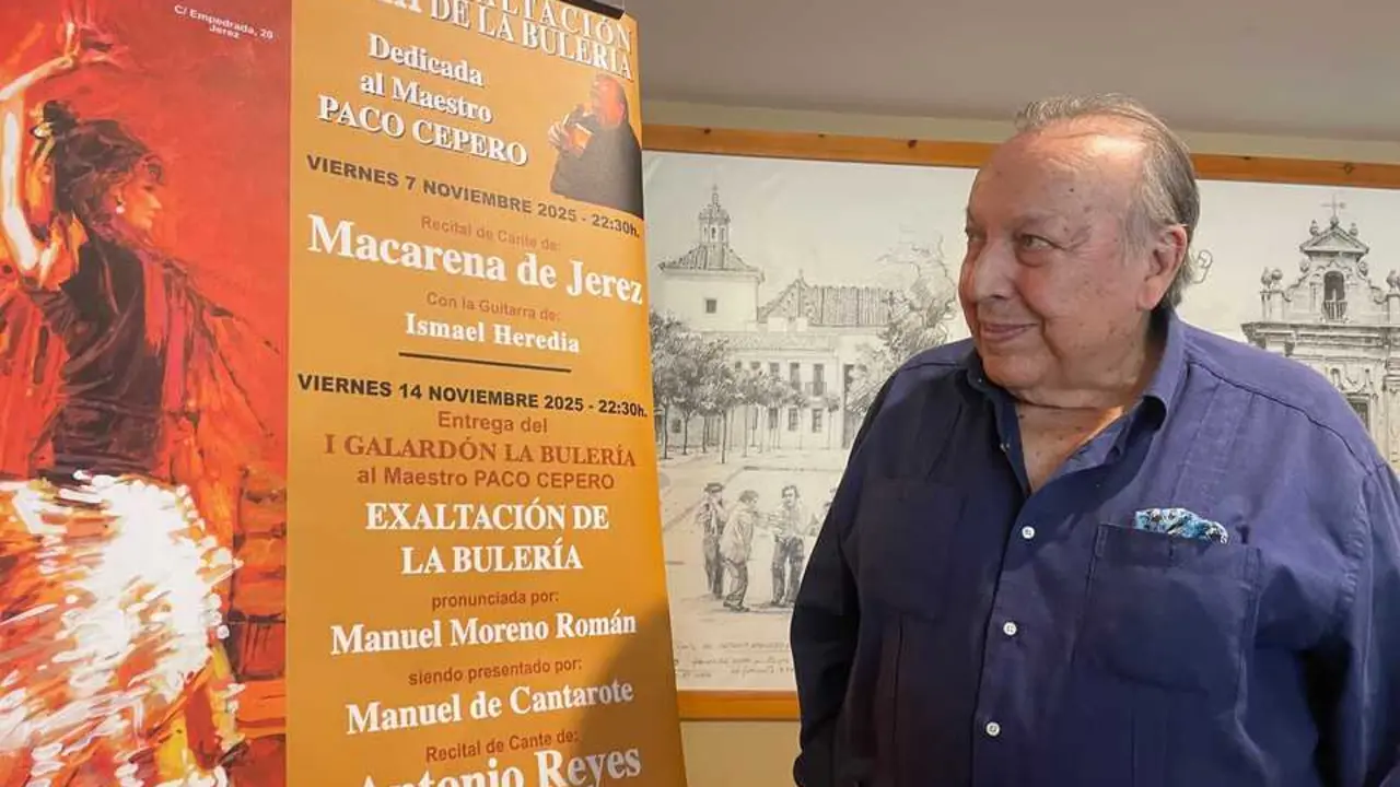 Paco Cepero, en la Pe&ntilde;a La Buler&iacute;a. |  JG