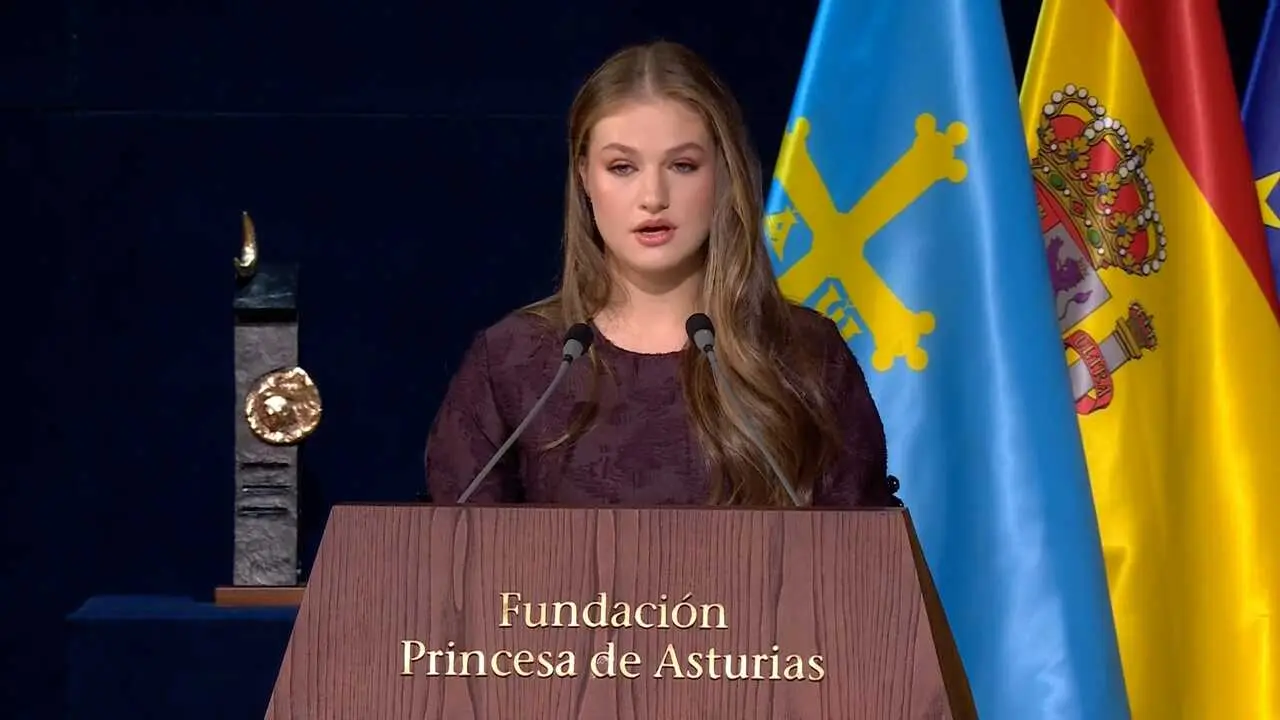 La princesa Leonor reivindica la convivencia "como v&iacute;a para llegar al progreso compartido".